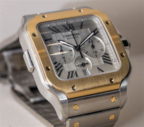 orologio cartier chrono|cartier santos chronograph watch.